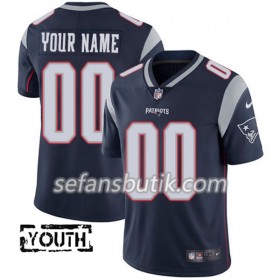 New England Patriots Tröjor Custom Navy - Barn